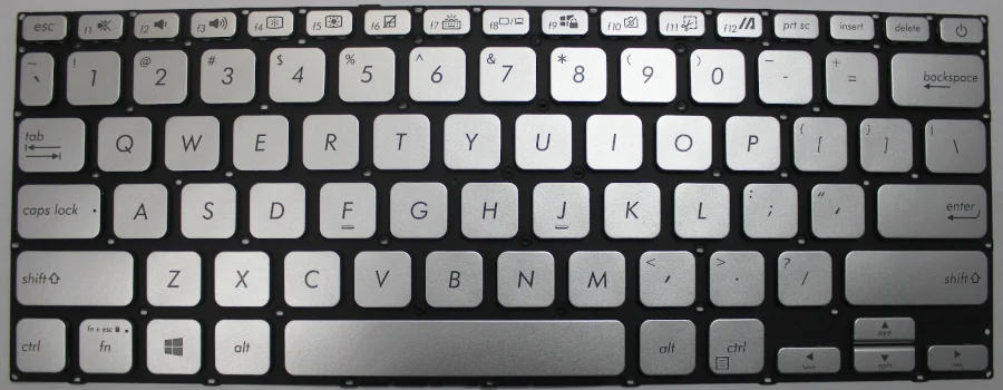 Клавиатура Asus X409 silver - изображение 2