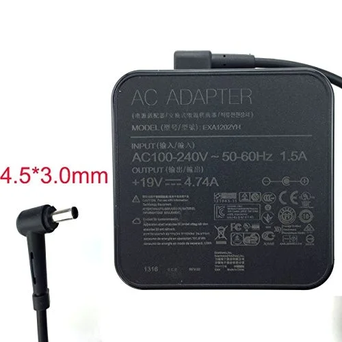 Блок питания Asus 19V 4.74A 90W (4.5*3.0+Pin) - изображение 1